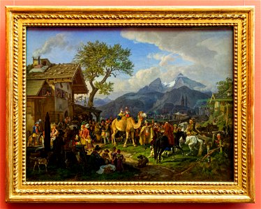 Alte Nationalgalerie-Klein-Tierbändiger vor dem Wirtshaus DSC8086