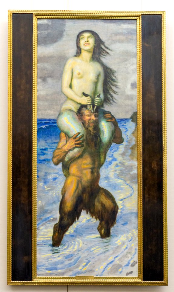 Alte Nationalgalerie-Stuck-Faun und Nixe DSC7996