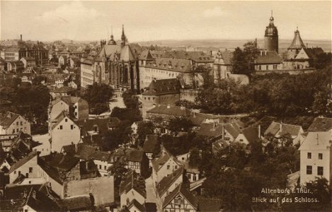 Altenburg i. Thür., Thüringen - Blick auf das Schloss (Zeno Ansichtskarten)