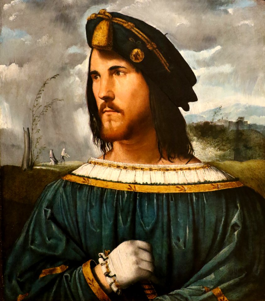 Altobello Melone - Cremona 1490-1491 - ante 1543 - Ritratto di gentiluomo - 1513 circa - Accademia Carrara Bergamo