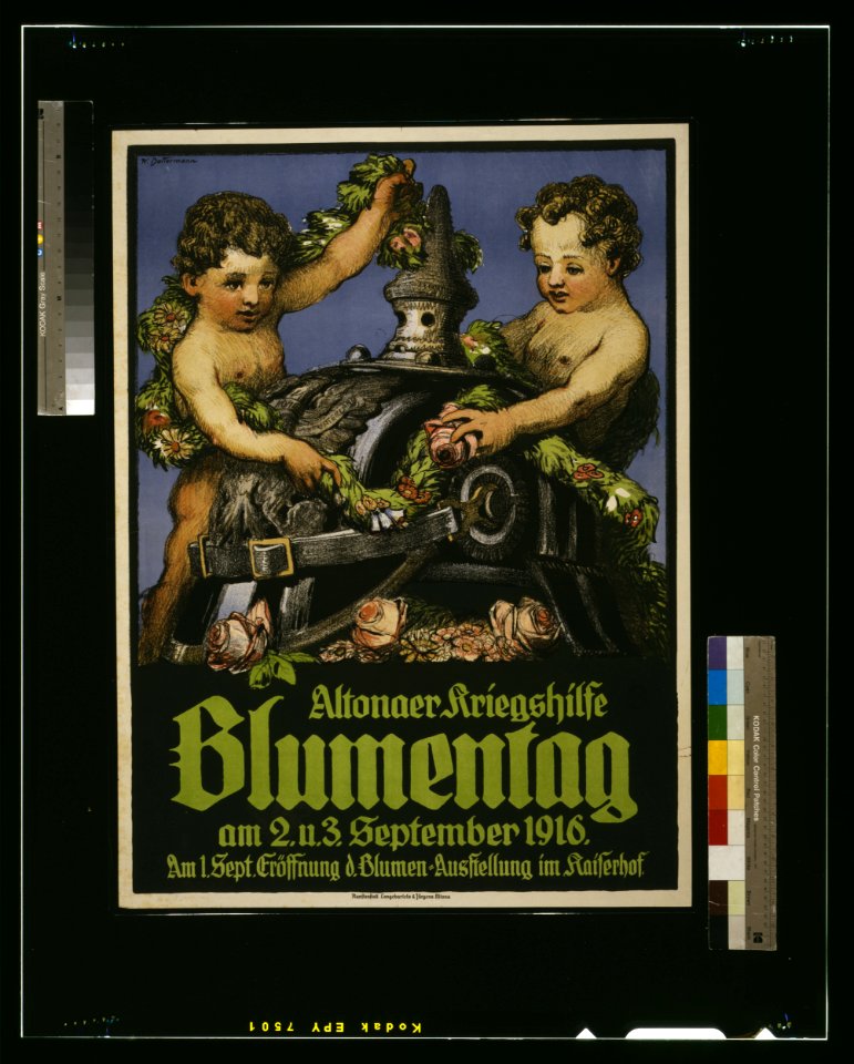 Altonaer Kriegshilfe Blumentag - W. Battermann. LCCN2004665819