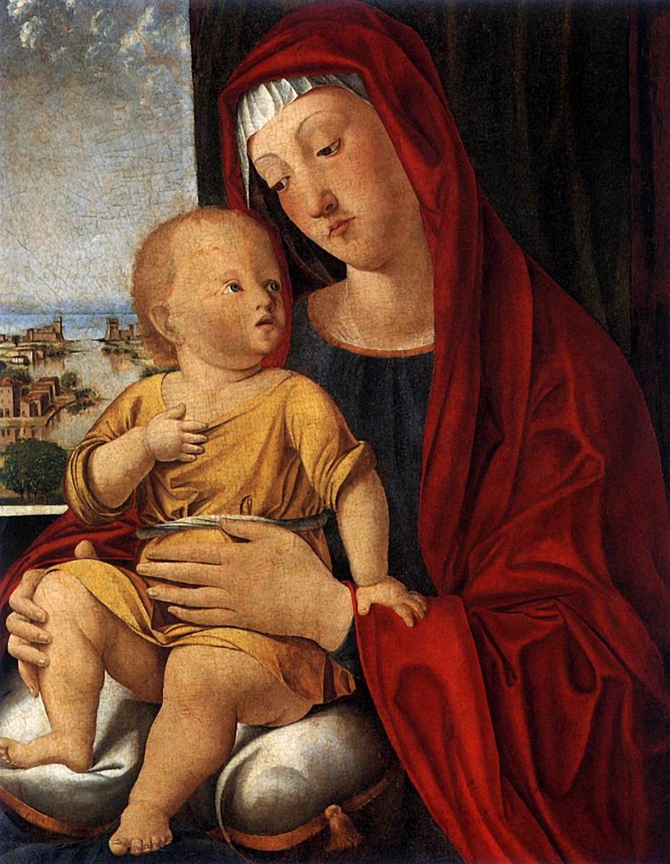 Alvise Vivarini, madonna col bambino franchetti