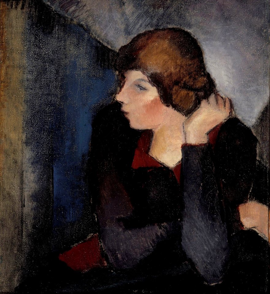 Alvar Cawén - Portrait of a Woman - A-2002-117 - Finnish National Gallery