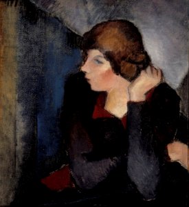 Alvar Cawén - Portrait of a Woman - A-2002-117 - Finnish National Gallery