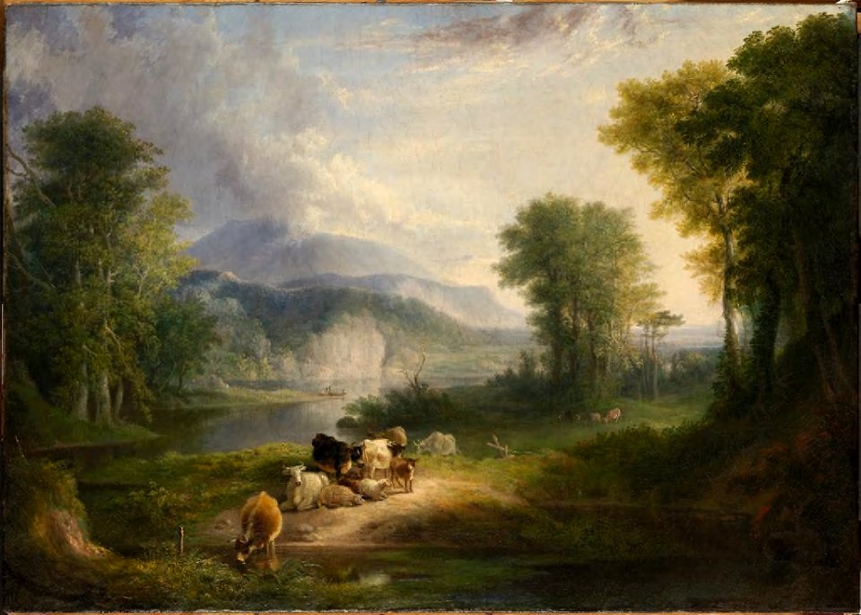 Alvan Fisher - Merrimack River Landscape - 1951.23 - Harvard Art Museums