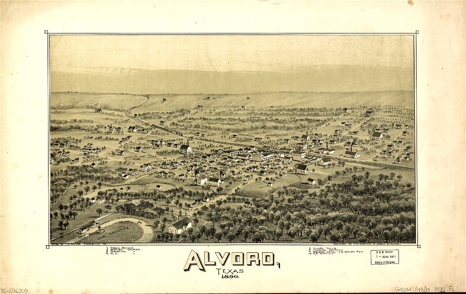 Alvord, Texas. LOC 76696209