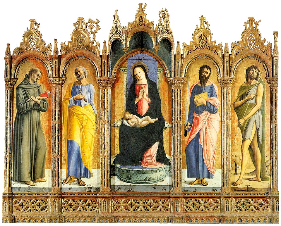 Alvise Vivarini Madonna and Child with Four Saints
