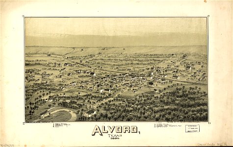 Alvord, Texas. LOC 76696209. Free illustration for personal and commercial use.