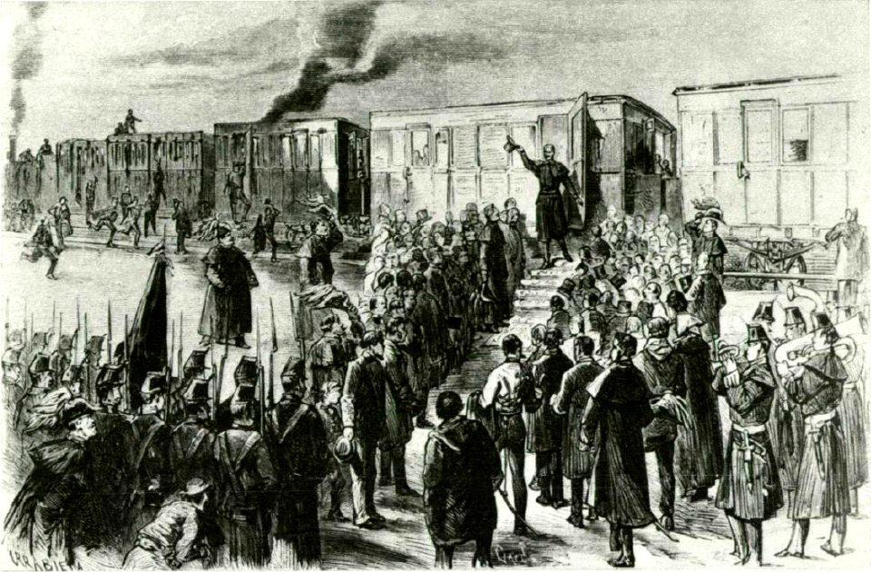 Amadeu I na Gare de Elvas em 1873 - Via Libre 60 1968