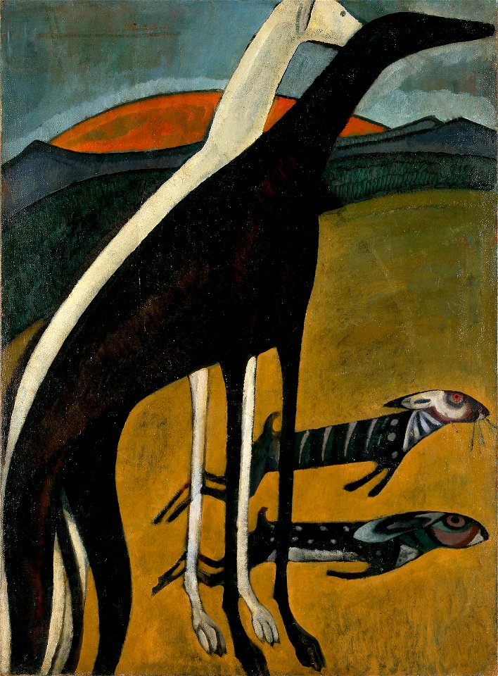 Amadeo de Souza-Cardoso, 1911c - Greyhounds