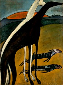 Amadeo de Souza-Cardoso, 1911c - Greyhounds