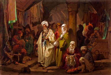 Amadeo Preziosi - The Grand Bazaar - Google Art Project