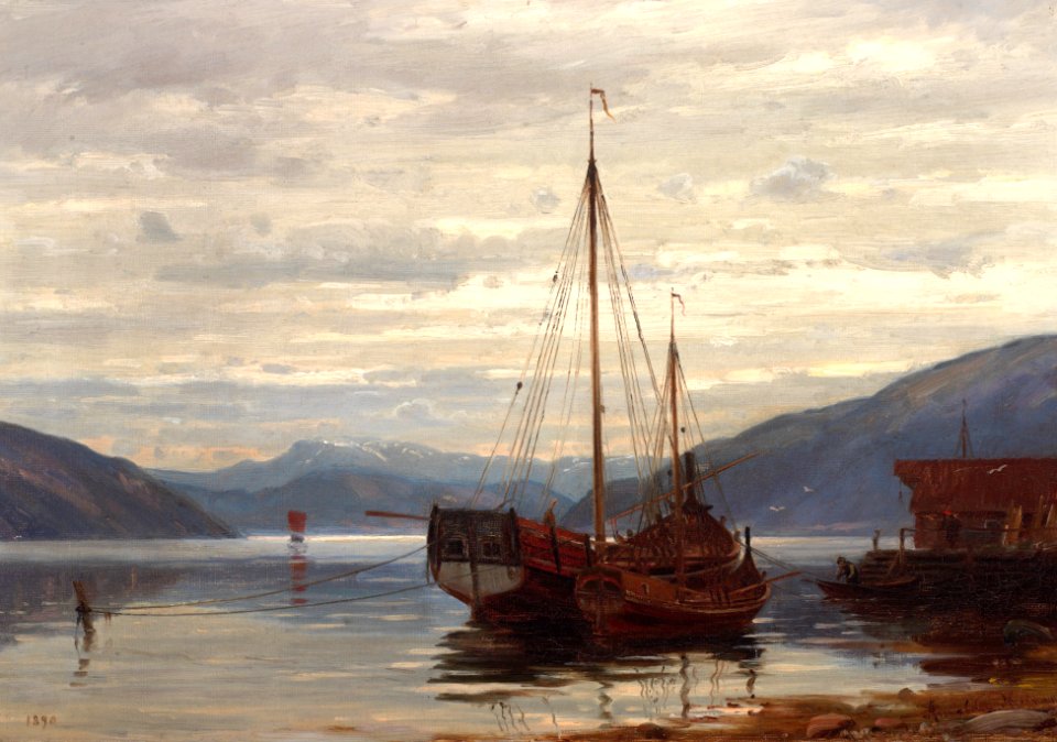 Amaldus Nielsen - Parti fra Balestrand (1890)
