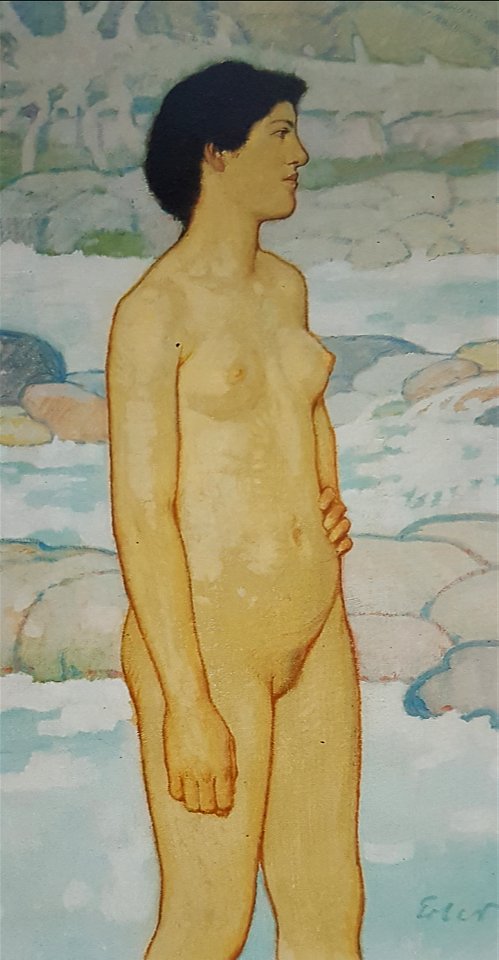 Am Waldbach x Fritz Erler 1868-1940