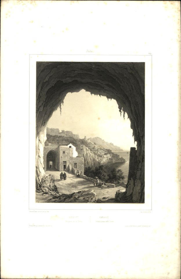Amalfi Vue prise de la Grotte, objectnr A 57926