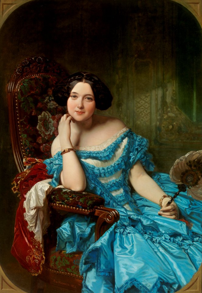 Amalia de Llano y Dotres, condesa de Vilches (Federico de Madrazo)