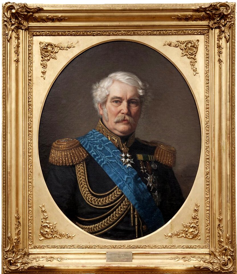 Amalia Lindegren - Johan Peter Lefrén (1784-1862), general, educationalist, politician, Married to Maria Antoinetta Hedman - NMGrh 1754 - Nationalmuseum