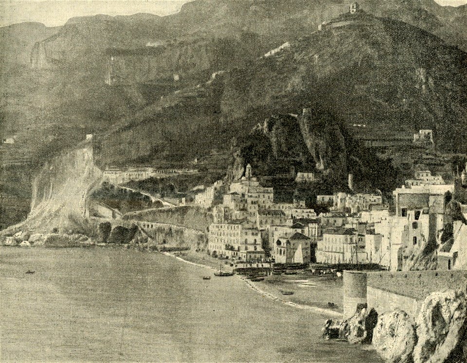Amalfi, dopo la caduta della frana