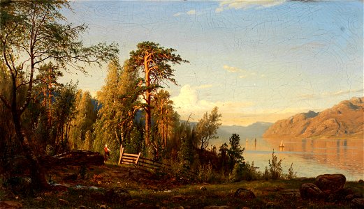 Amaldus Nielsen - Fjordparti (1890)