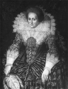 Amalia, 1581-1645, prinsessa av Nassau Oranien, pfalzgrevinna av Landsberg - Nationalmuseum - 15762. Free illustration for personal and commercial use.