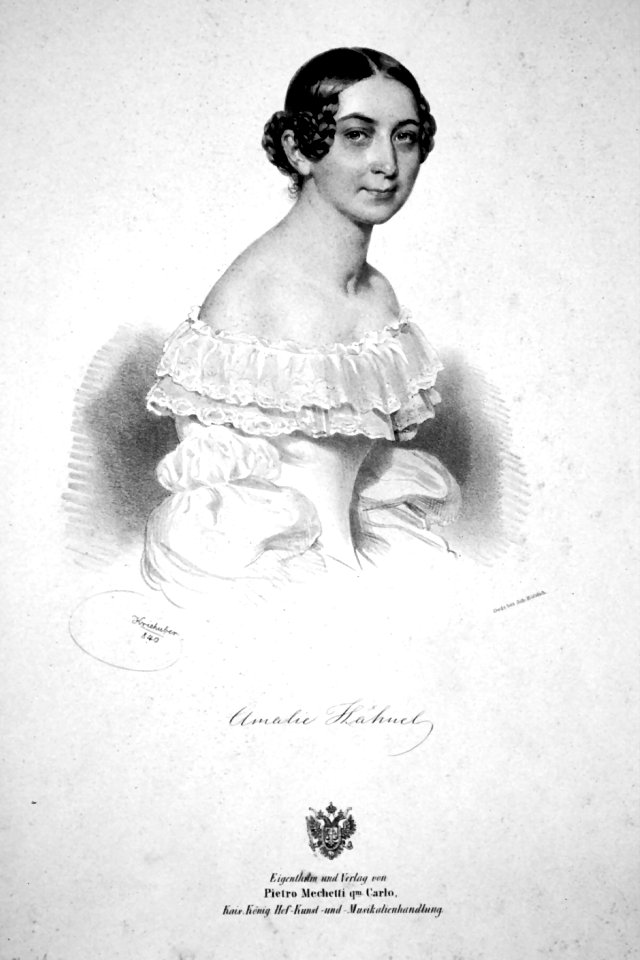 Amalie Hähnel Litho