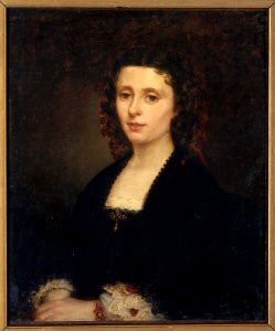 Amandine Parrot - Portrait d'Athénaïs Mialaret (1826-1899), épouse Michelet - P253 - Musée Carnavalet