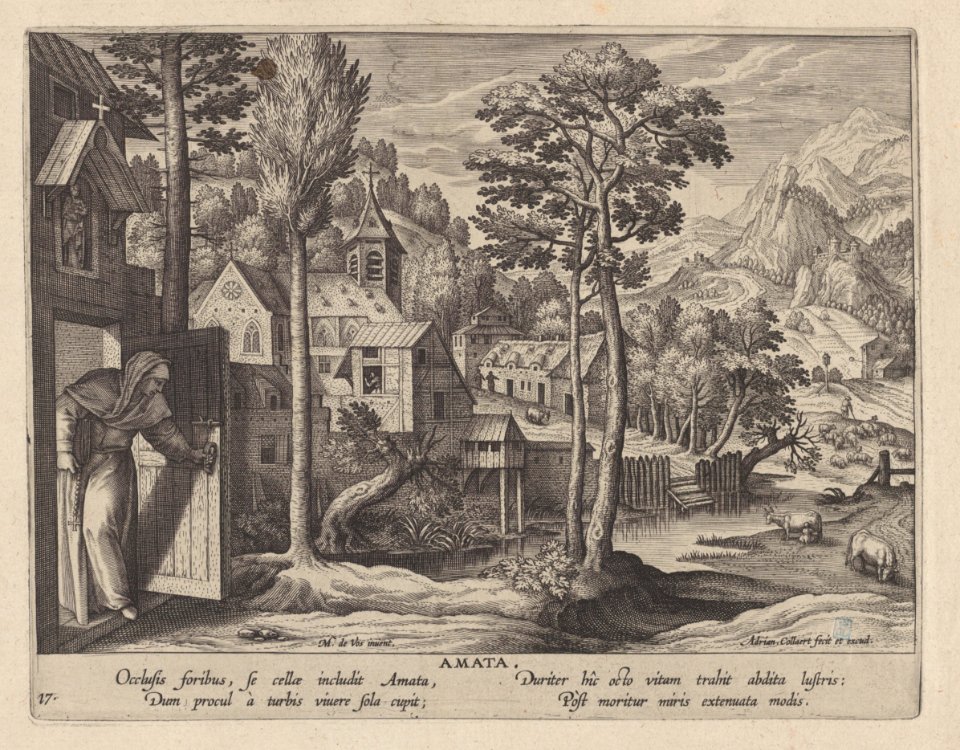 Amata print by Maerten de Vos, S.I 817, Prints Department, Royal Library of Belgium