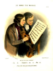 Amateurs déchiffrant un morceau (BM 1989,0128.73)
