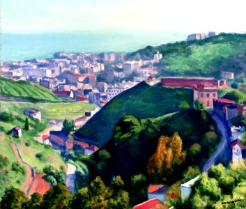 Bab-El-Oued Overlooking Algiers Albert Marquet (1944)