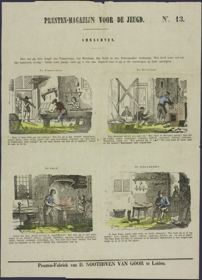 Ambachten-Catchpenny print-PRENT 0167