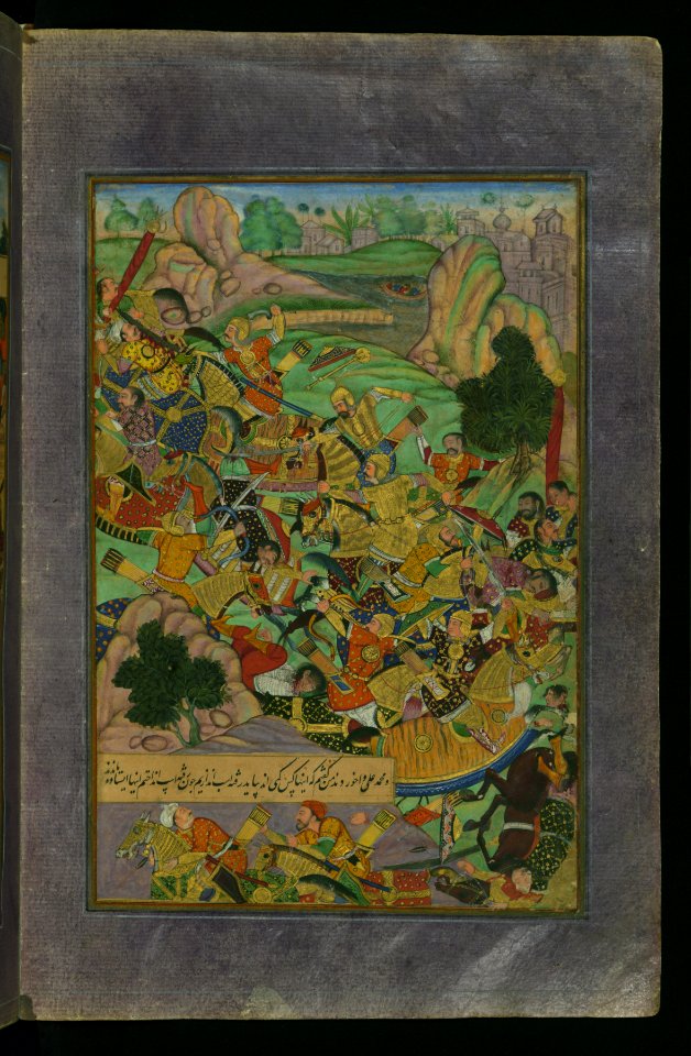 Babur confronts his enemies in the mountains of Kharābūk and Pashāmūn