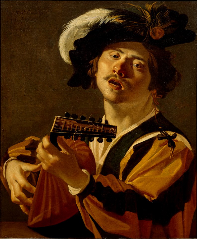 The Lute Player by Dirck van Baburen Centraal Museum 11481