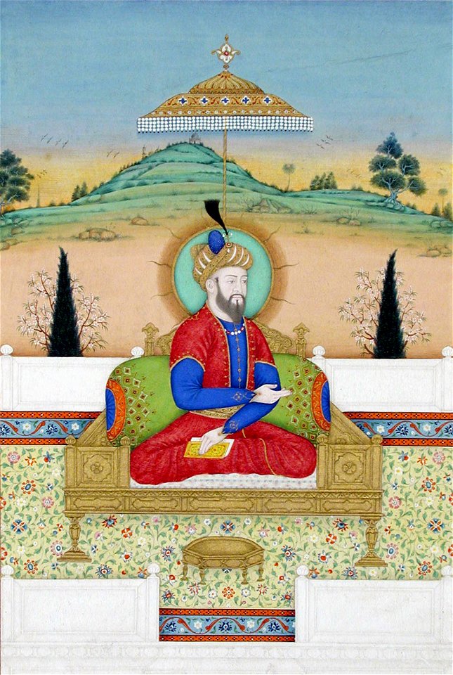 Babur enthroned (6124564983)