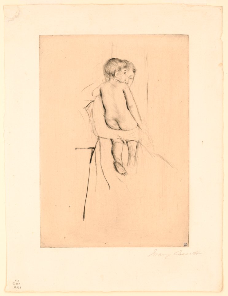 Baby's back) - Mary Cassatt ; MC (monogram LCCN2002705592