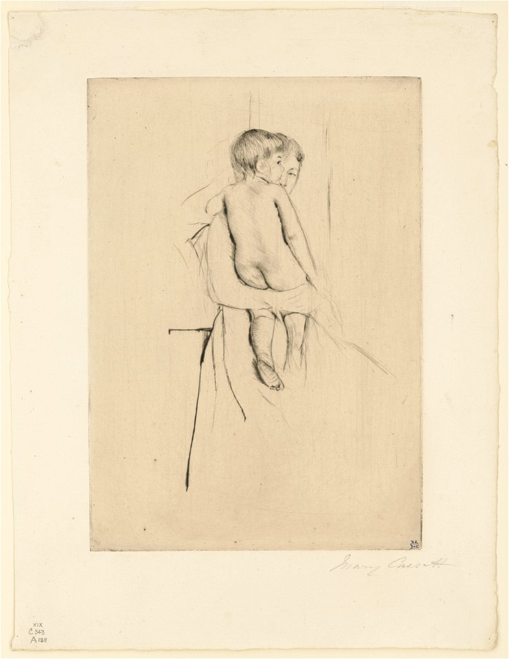 Baby's back) - Mary Cassatt ; MC (monogram LCCN2002705592