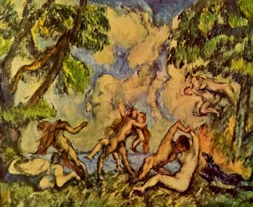 Bacchanale, par Paul Cézanne