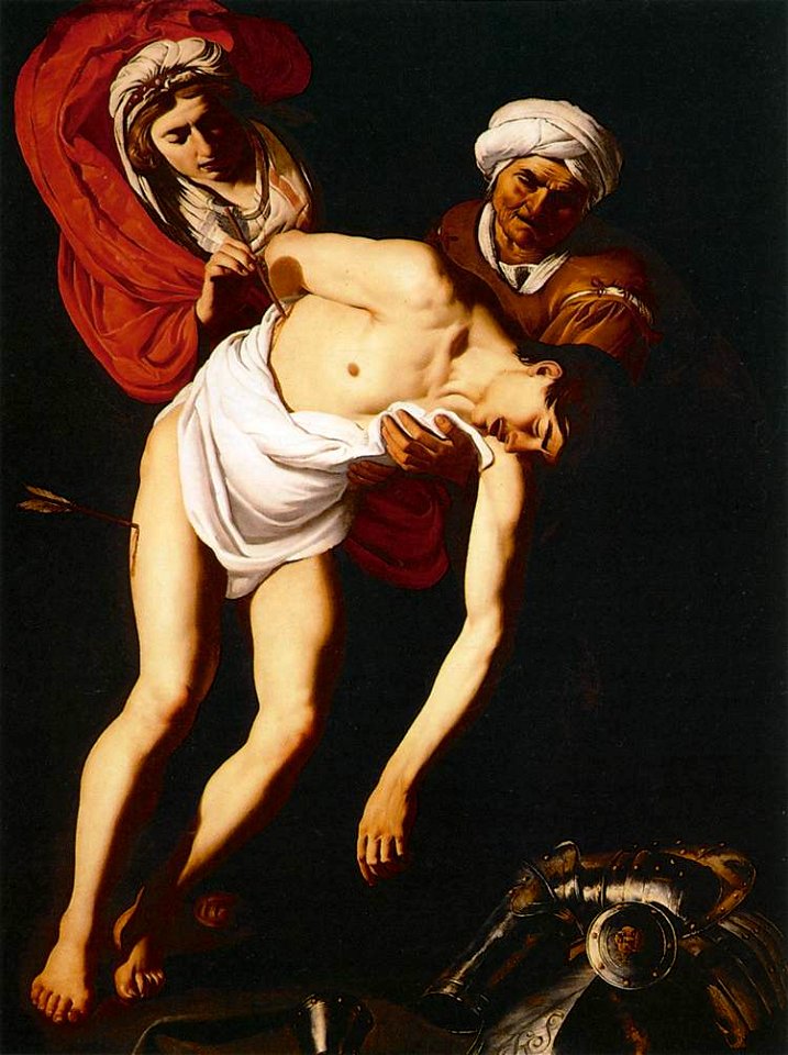 Baburen St Sebastian Attended by St Irene and Her Maid 1615