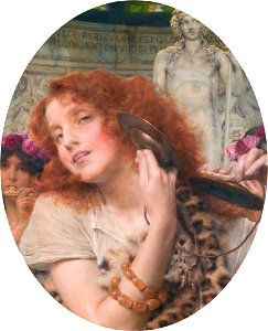 Bacchante, by Lawrence Alma Tadema. Free illustration for personal and commercial use.