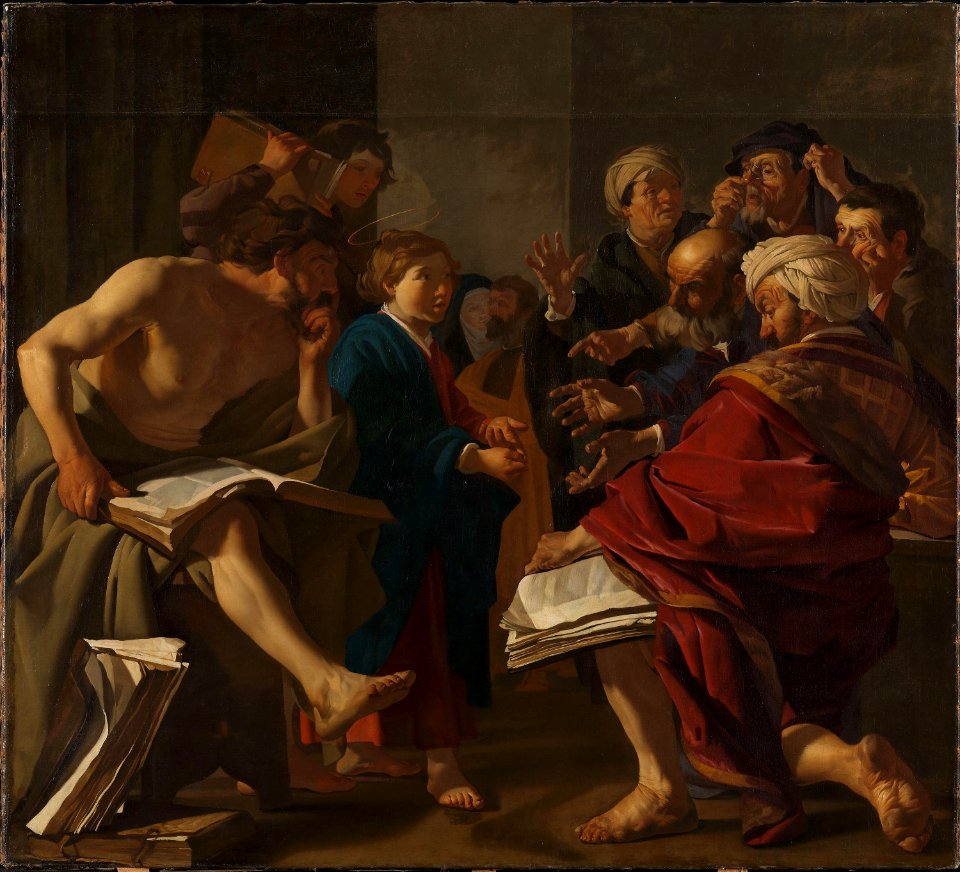 Dirck van Baburen - Christ among the Doctors - NG.M.00109 - National Museum of Art, Architecture and Design