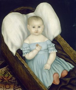 Baby in Wicker Basket G-001968-20120817