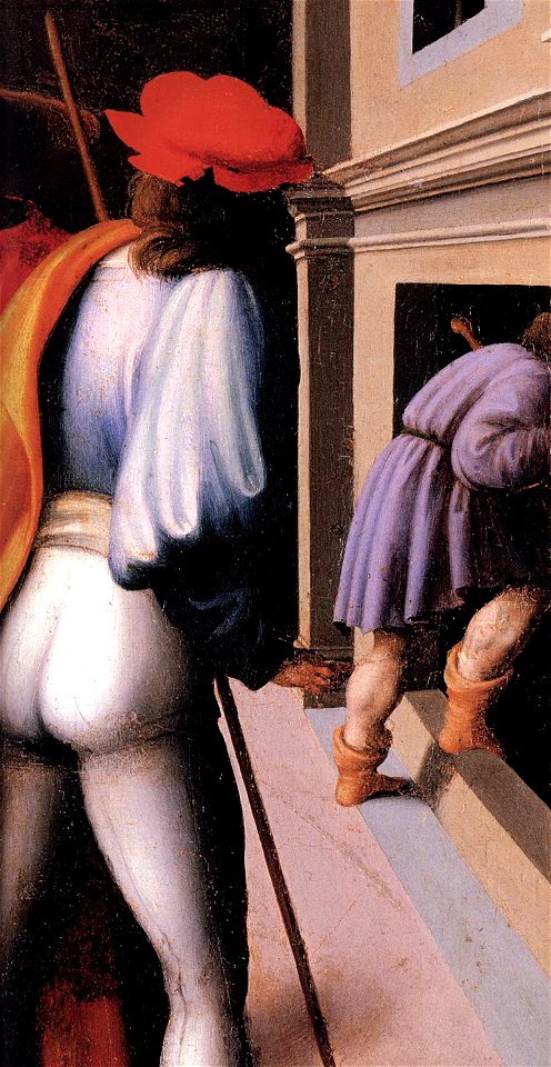 Bacchiacca - Scenes from the Story of Joseph - The Arrest of His Brethren (detail) - WGA01099