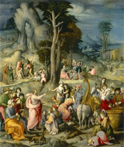 Bacchiacca — La Raccolta della manna — 1540 1555