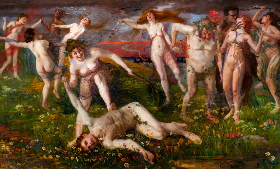 Bacchanale, by Lovis Corinth
