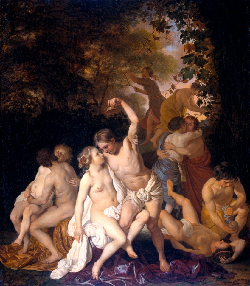Bacchic Scene by Van Loo