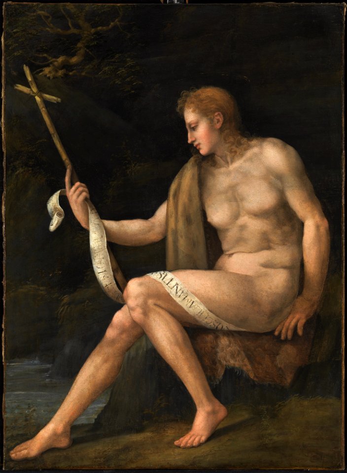 Bacchiacca (Francesco Ubertini Verdi) - Saint John the Baptist in the Wilderness - 34.191 - Detroit Institute of Arts