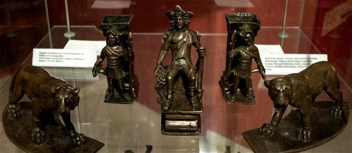 Bacchus and his attendants