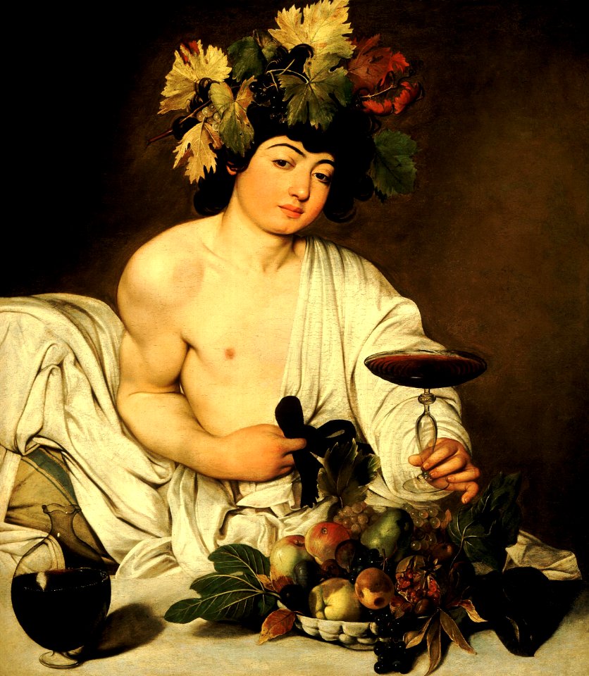 Bacchus-Caravaggio (1598)