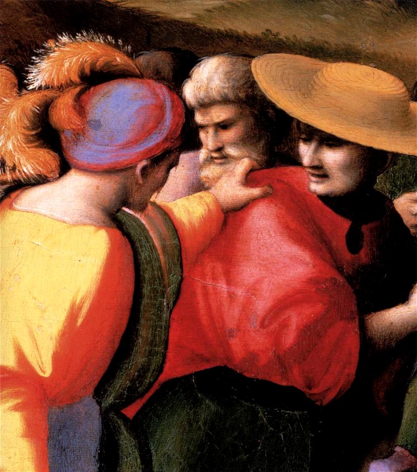 Bacchiacca - Scenes from the Story of Joseph - The Discovery of the Stolen Cup (detail) - WGA01103