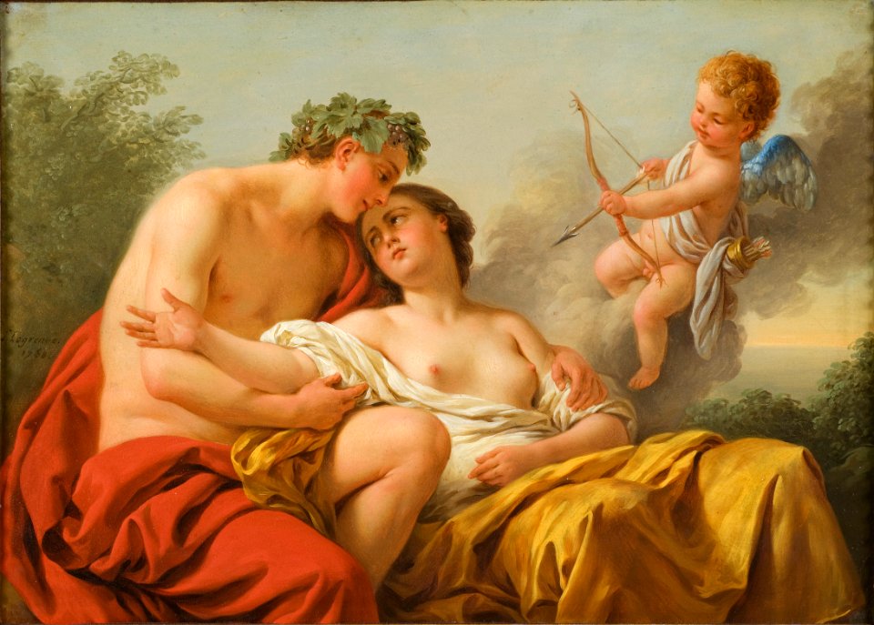 Bacchus and Ariadne (Louis Lagrenée d.ä.) - Nationalmuseum - 17844