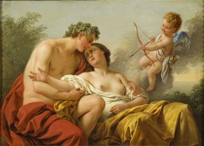 Bacchus and Ariadne (Louis Lagrenée d.ä.) - Nationalmuseum - 17844